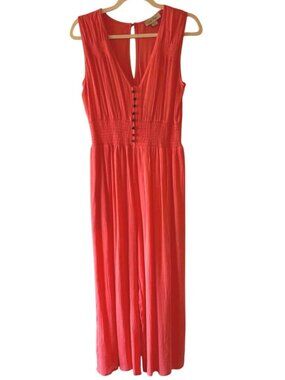Charlie Paige Coral Wide Leg Romper/Jumpsuit- Size Medium